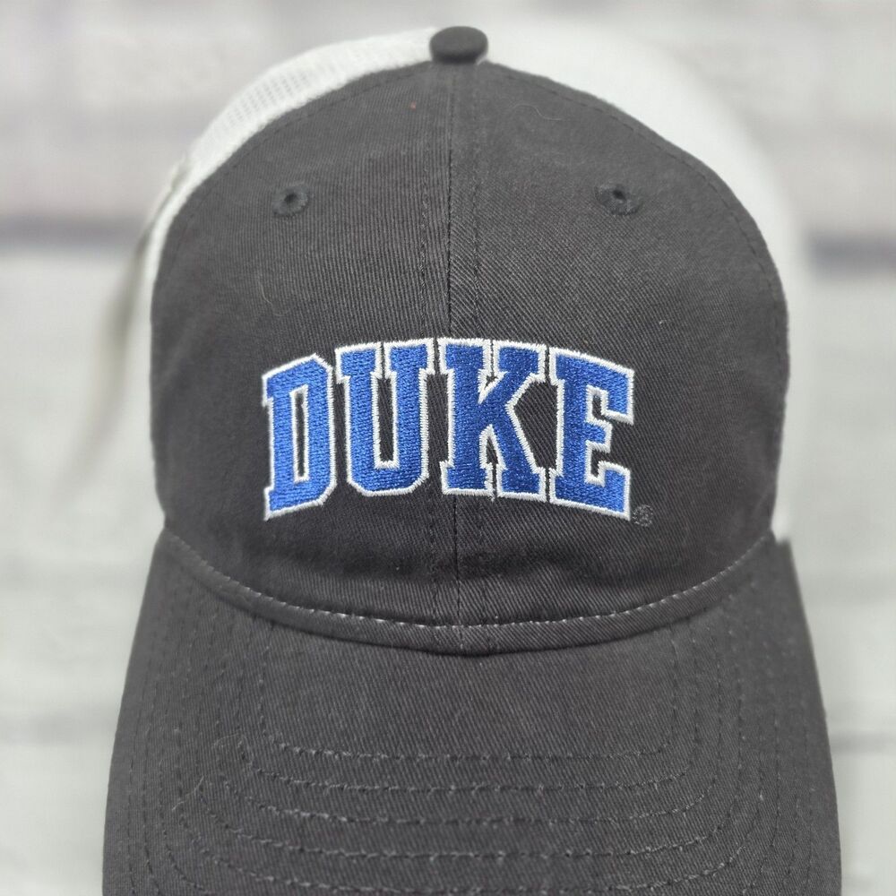 Duke Blue Devils Cap Gray & Blue Adjustable Embroidered Cap